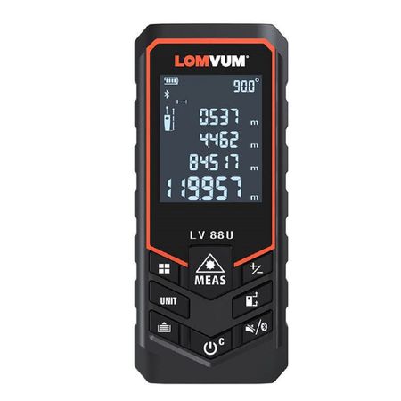 Medidor de Distancia Laser Bluetooth LV 88U 50m LOMVUM