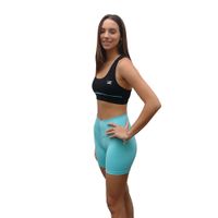 Leggins biker corto deportivo licra Revati FT107-LM-M4 Verde agua