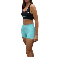 Leggins biker boxer deportivo licra Revati FT108-LM-M5 Verde agua