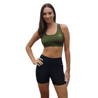Leggins biker corto deportivo licra Revati FT35-LM-M4 Negro
