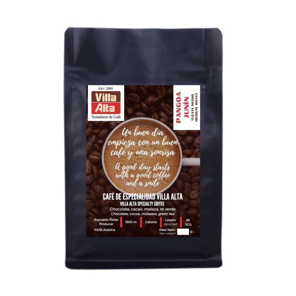 Café de especialidad Villa Alta Origen Pangoa Grano Tostado 250g