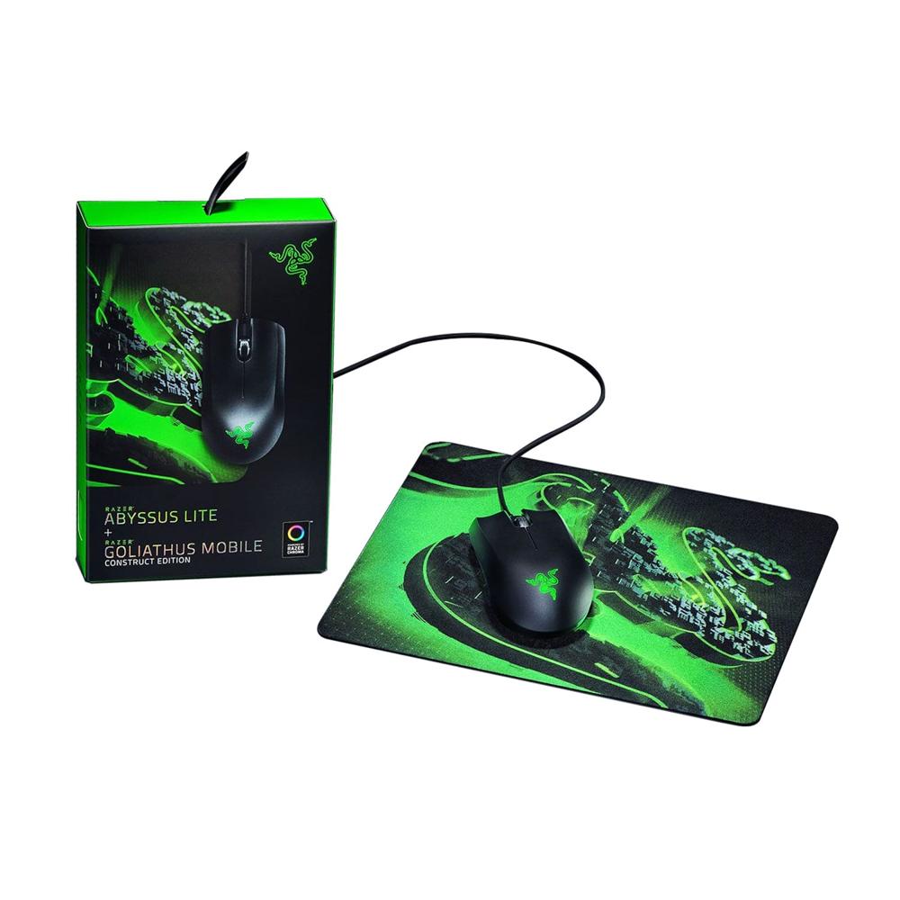 Mousepad y Mouse Razer  Abyssus Lite Y Goliathus Construct Rgb Chroma