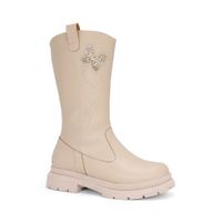 Botines Niña Cuero PAR&SS KIDS MV25Q3-SOL BEIGE