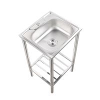 Lavadero de acero inoxidable SG-5045A1 con escurridor