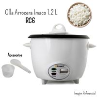 Olla Arrocera Imaco 1.2 Litros RC6 -Blanco