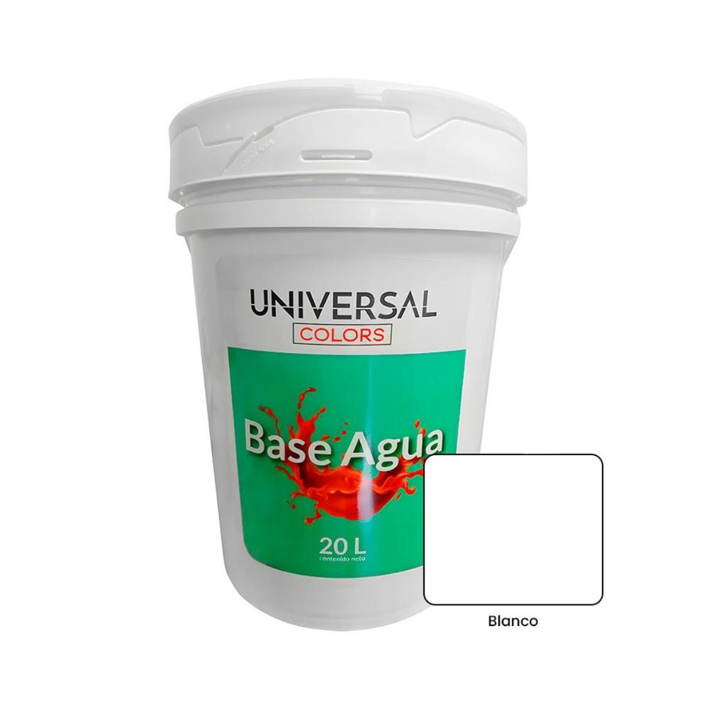 Látex Acrílico Antihongos Satinado Universal Colors Blanco 5gl
