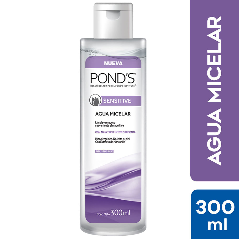 Agua Micelar POND'S Sensitive Frasco 300ml | plazaVea - Supermercado ponds vitamin agua micelar
