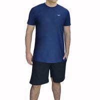Polo licrado deportivo hombre Revati FT511-PH-M1 / Azul