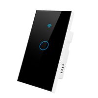 Interruptor de Pared WiFi  1 Toma - Sin Neutro - Incluye Capacitor - Alexa y Google