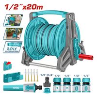 Carrete con Manguera 20M X 12 PVC con Accesorios