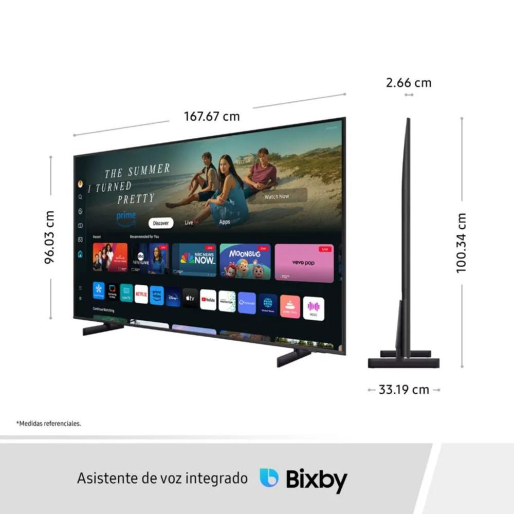 Televisor SAMSUNG 75"" CU8000
