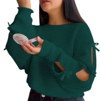 Chompa Mujer 359G-23 Hilo Tacto Con Cintas Color Verde