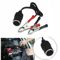 Conector Hembra Cigarrera Con Pinzas Cocodrilo Para Batería 12v