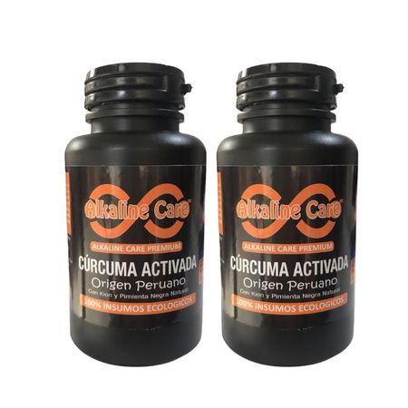 Cúrcuma Activada 200 Cápsulas Alkaline Care