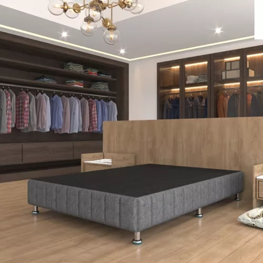 Tarima Casa Mia Lineal Gris Queen