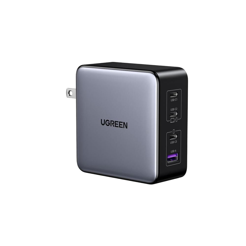 Cargador Ugreen Pro 160W 4 Puertos 3*USB-C 1*USB-A X736-25876 Gris