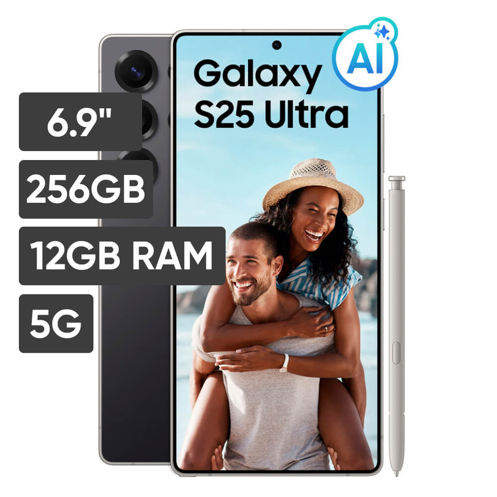 Smartphone SAMSUNG Galaxy S25 Ultra 6.9"" 12GB 256GB 200MP + 50MP + 50MP + 10MP Titanium Black