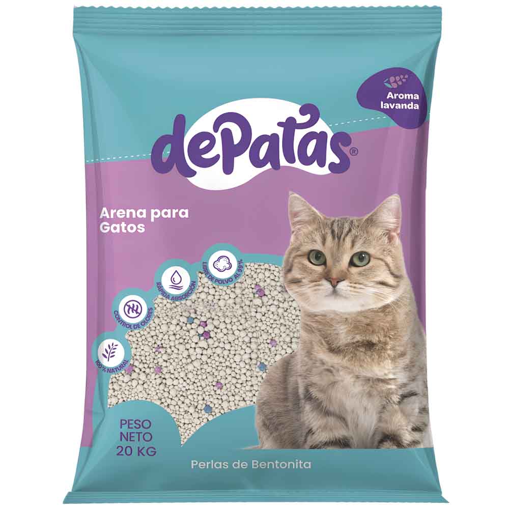 Arena para Gato DE PATAS Bolsa 20Kg