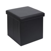 Puff Venus 1 Cuerpo de Cuero PU Negro Orange