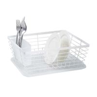 Escurridor de Platos Acero Orange Basic Blanco