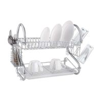 Escurridor de Platos de 2 Niveles Jazmin Cromado Orange