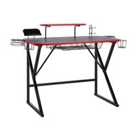 Escritorio Gamer Racing Orange Melamine 129.5cm