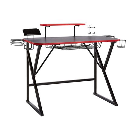 Escritorio Gamer Racing Orange Melamine 129.5cm