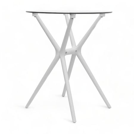 Mesa de Comedor Rio Vidrio Blanca 2 Personas Bonno