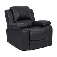 Sillón reclinable PU 1 Cuerpo Negro Orange