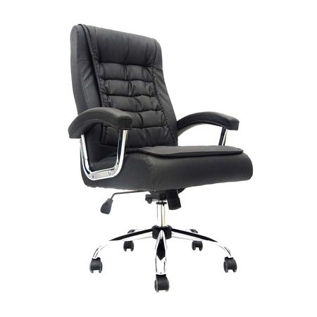 Sillón de Oficina Giratorio Bonno Shiny Negro