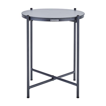 Mesa auxiliar gris oscuro Mobis de 45x53cm Naterial