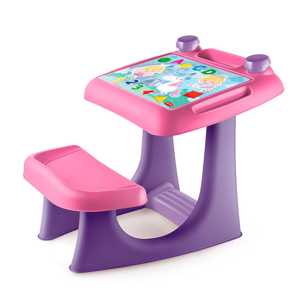 Mesa Infantil Didáctica Rosa Polinplast
