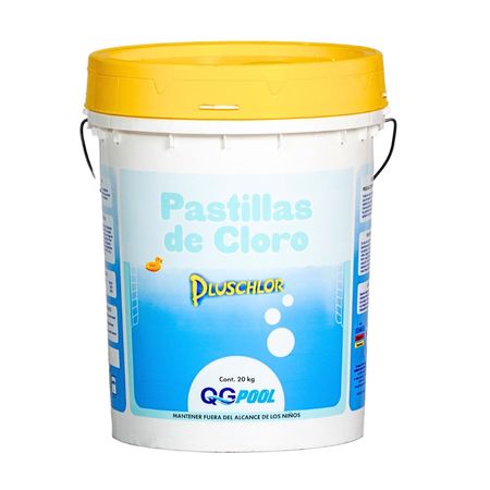 Cloro en pastillas para piscinas 20 kg Pluschlor