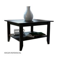 Mesa de centro Essential Negro Amaderado Tuhome