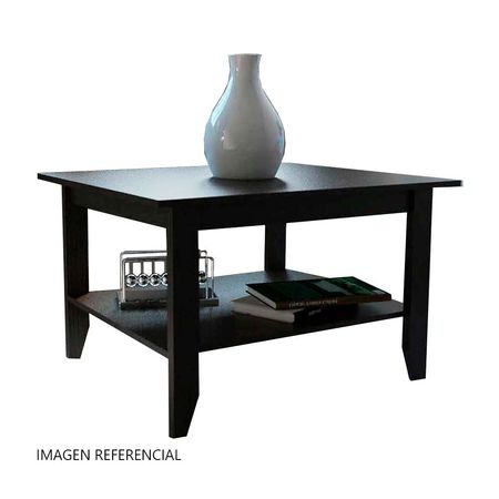 Mesa de centro Essential Negro Amaderado Tuhome