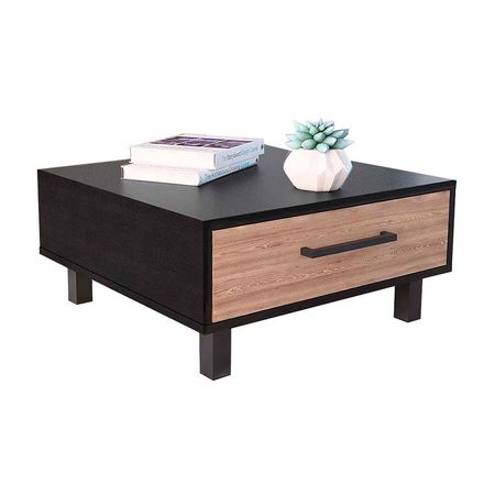Mesa de centro Kaia Negro Amaderado Tuhome