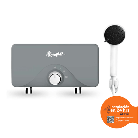 Rapiducha Eléctrica Rotoplas Express 5500W Silver