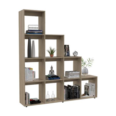 Biblioteca Beijing Melamina Nature Tuhome Beige 155.1cm