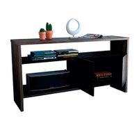 Estante de Melamina Tuhome Bellagio Negro de 120cm