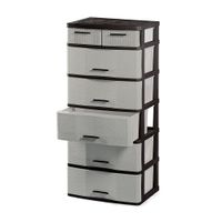 Cómoda Organizadora Polinplast Comodina #6 Marrón Beige de 55cm