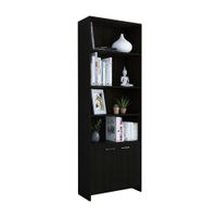 Biblioteca Melamina Wengue 180cm Tuhome