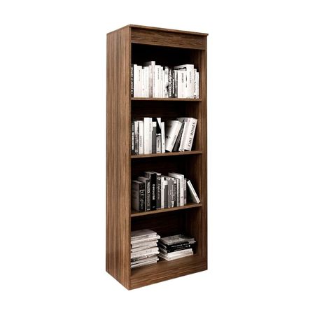 Biblioteca Melamina Bonno Burdeos 60cm Oficina