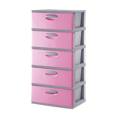 Cómoda Organizadora Polinplast Modelo #5 Gris