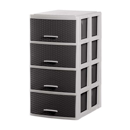 Cómoda Organizadora Polinplast Modelo #4 Beige Marrón