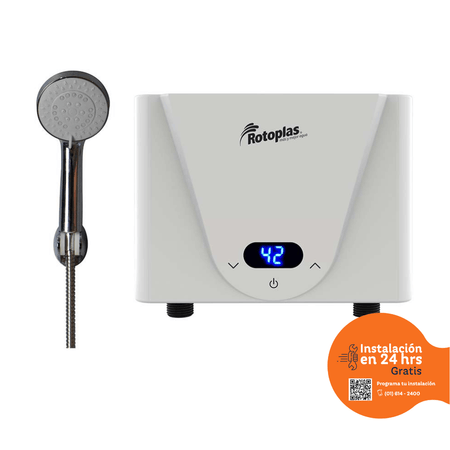 Rapiducha Eléctrica Rotoplas Digital Max 5500W Gris