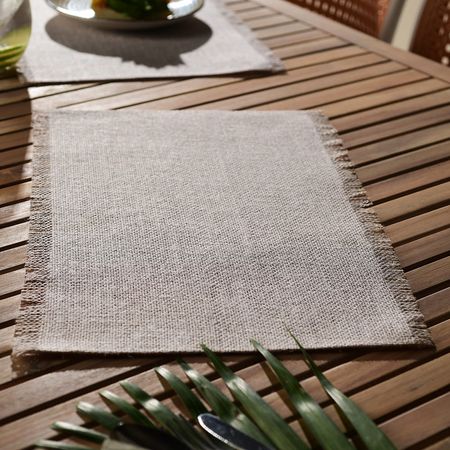 Individual rectangular Gris Claro 45x30 Orange