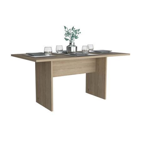 Mesa de Comedor Tuhome Beijing Rovere Melamina 160cm