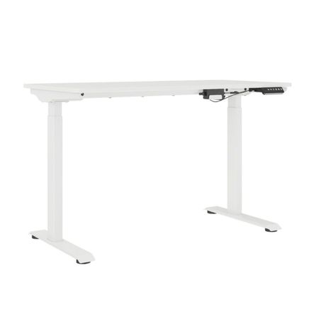 Escritorio Melamina Blanco Bonno UP Metal 120x60cm