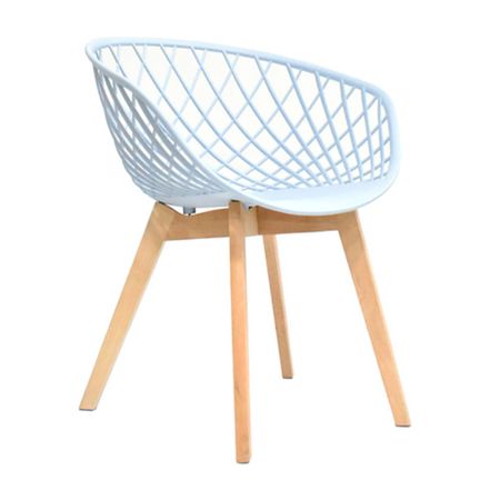 Silla de Diseño Decorativo Alma Polipropileno Gris Bonno