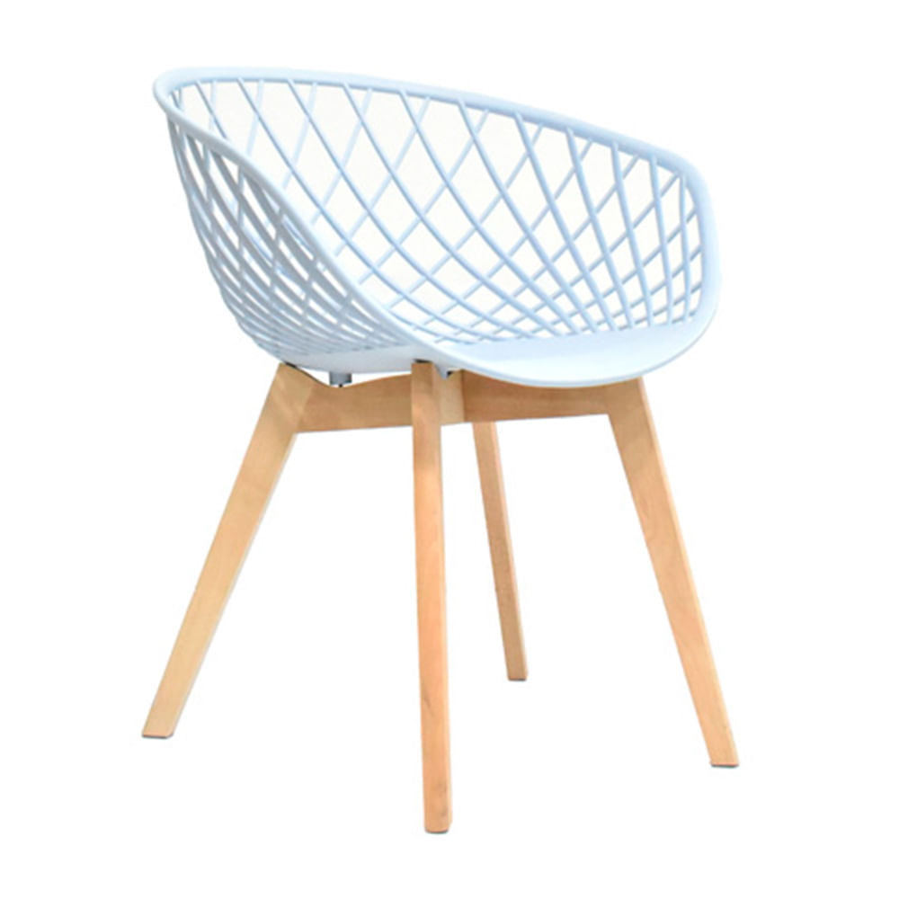 Silla de Diseño Decorativo Alma Polipropileno Gris Bonno